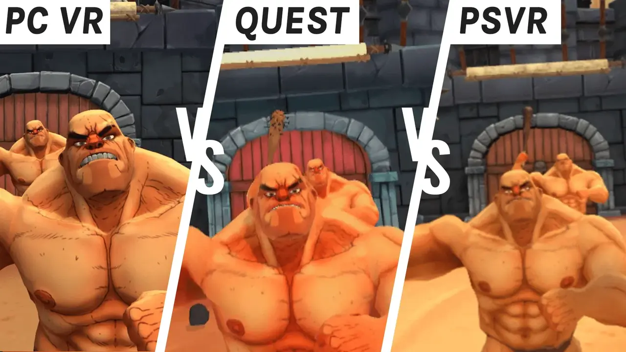 Gorn VR: PSVR לעומת PCVR: איזה מהם נראה טוב יותר?
