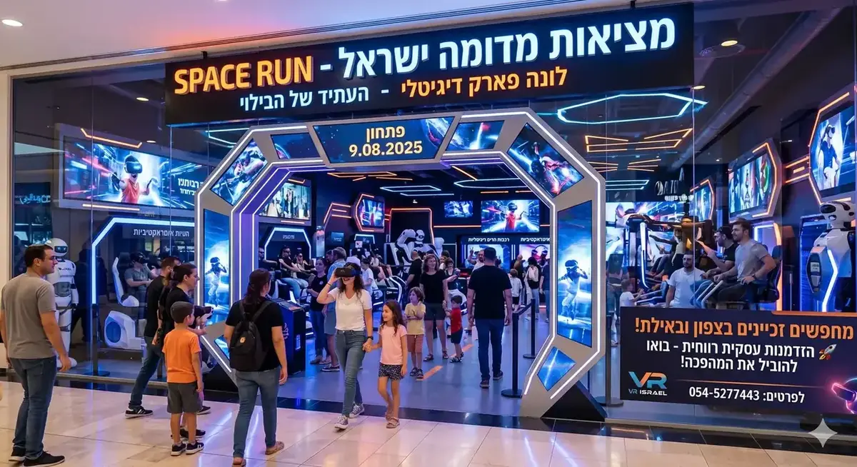 העתיד כבר כאן, והוא רווחי מתמיד: רשת "קיסר מציאות מדומה" מתרחבת – הזדמנות לזכיינות בצפון ובאילת