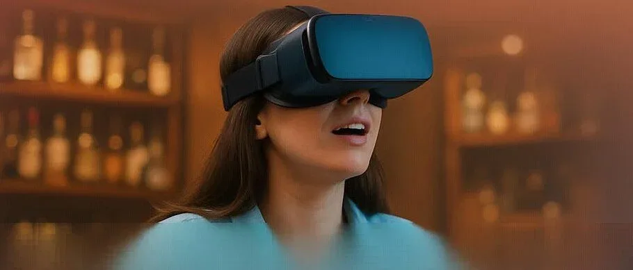 מציאות מדומה משמשת לטיפול באלכוהוליזם.