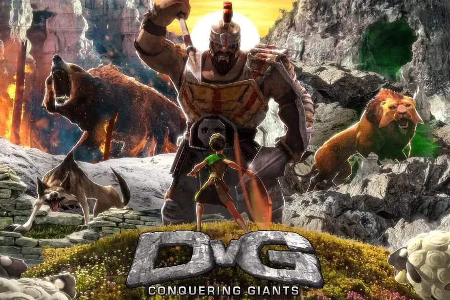 משחק VR חדש מאפשר לילדים ומבוגרים להתמודד מול גוליית
