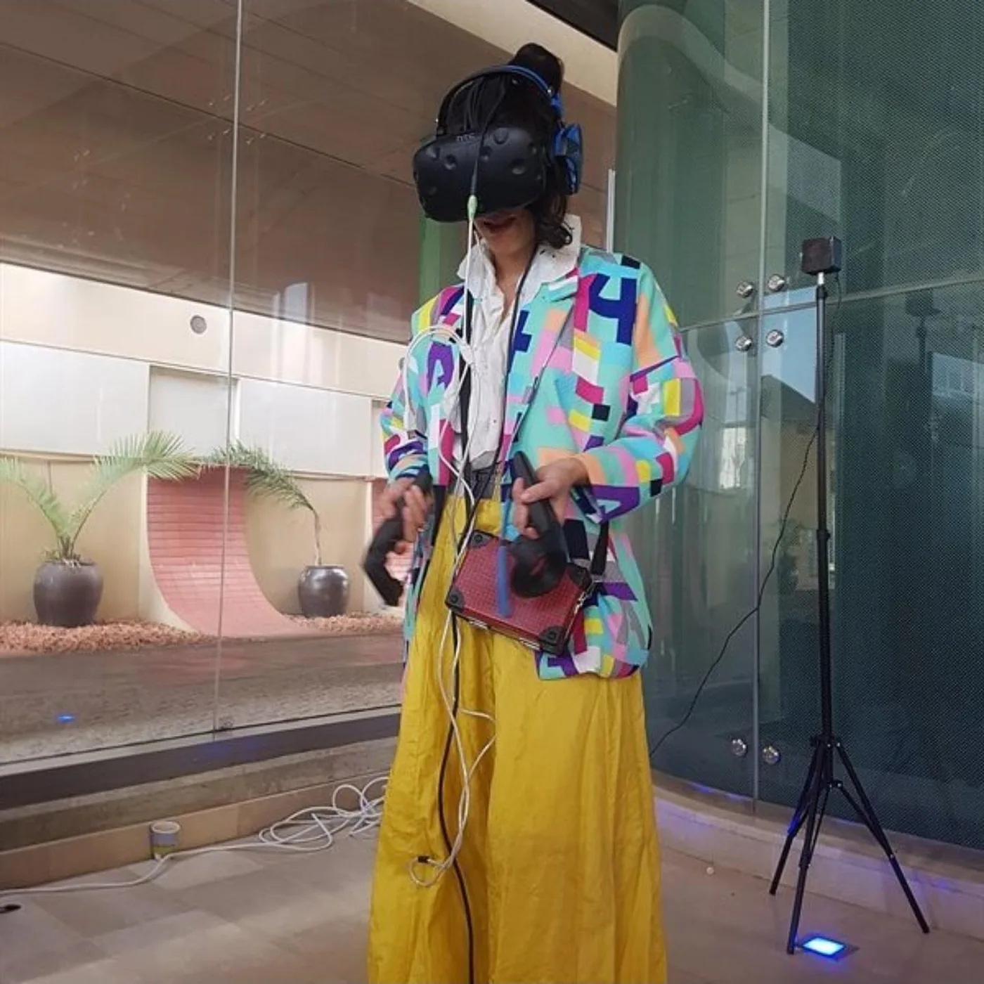 הדגמת מציאות מדומה בהתנדבות