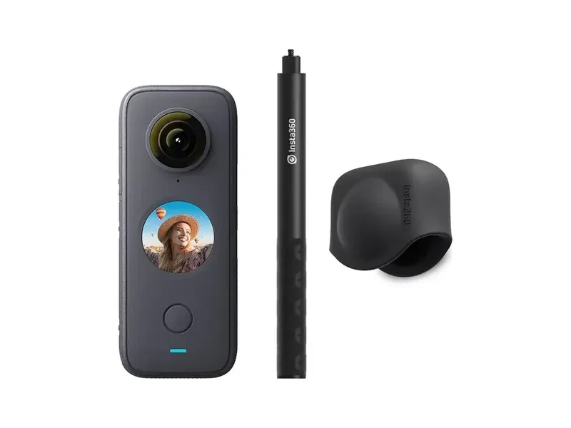 Insta360 ONE X2 – מצלמת 360° חכמה עם ערכת PRO מלאה