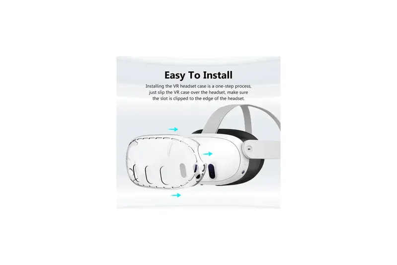 VisionGuard – מגן TPU שקוף ל-Meta Quest 3 (VisionGuard TPU Meta Quest 3)