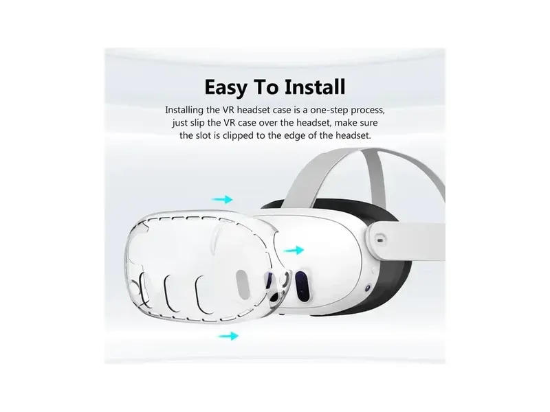 VisionGuard – מגן TPU שקוף ל-Meta Quest 3