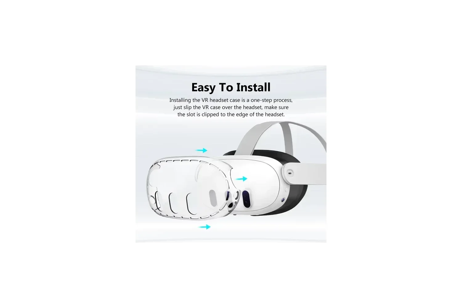 VisionGuard – מגן TPU שקוף ל-Meta Quest 3 (VisionGuard TPU Meta Quest 3)