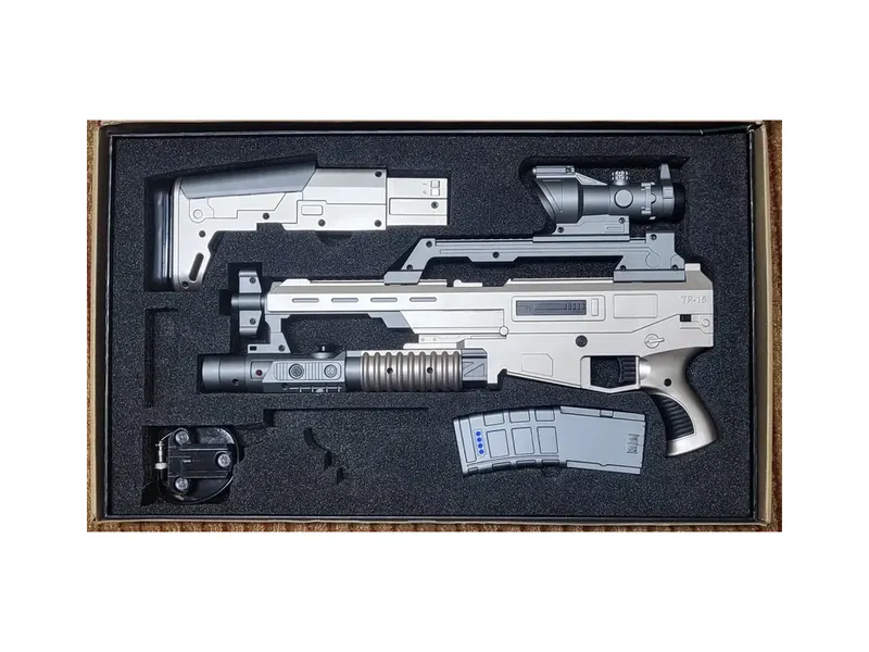 רובה מציאות מדומה Beswin Haptic VR P90 Scar - מהדורת זהב מתקדמת (כולל