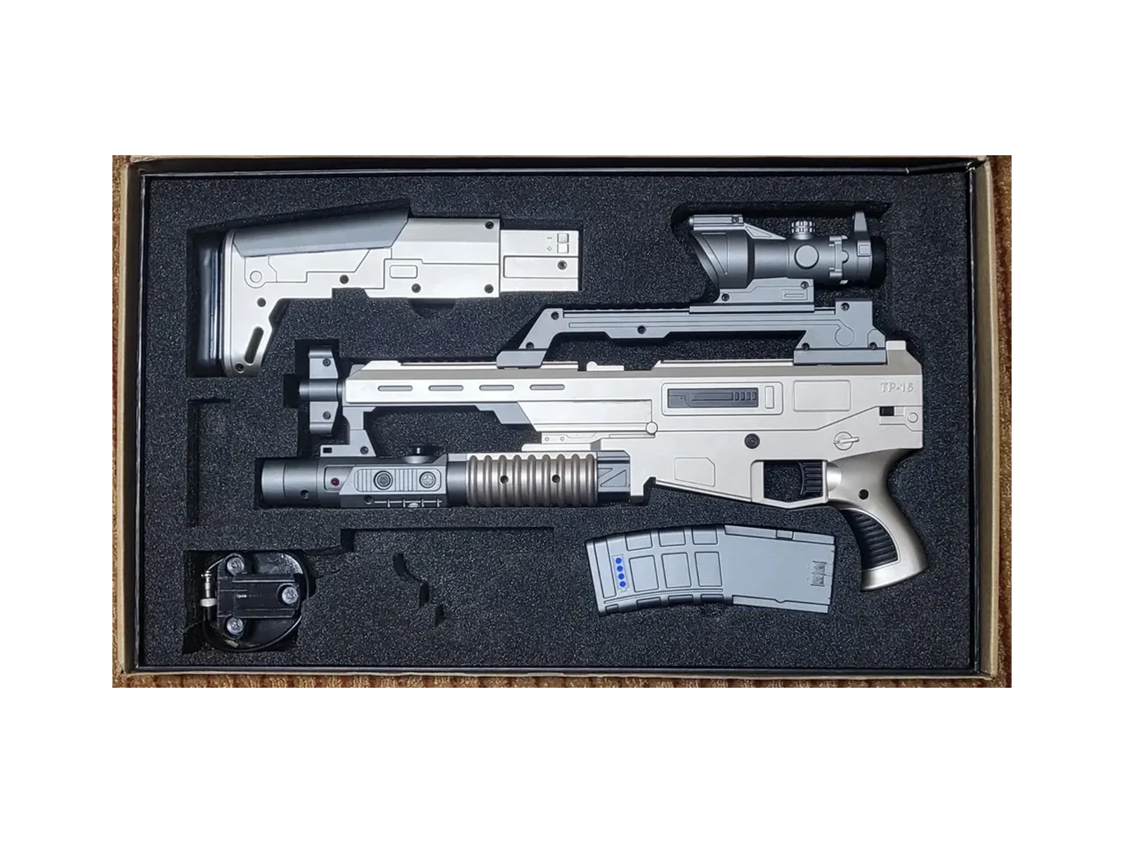 רובה מציאות מדומה Beswin Haptic VR P90 Scar - מהדורת זהב מתקדמת (כולל