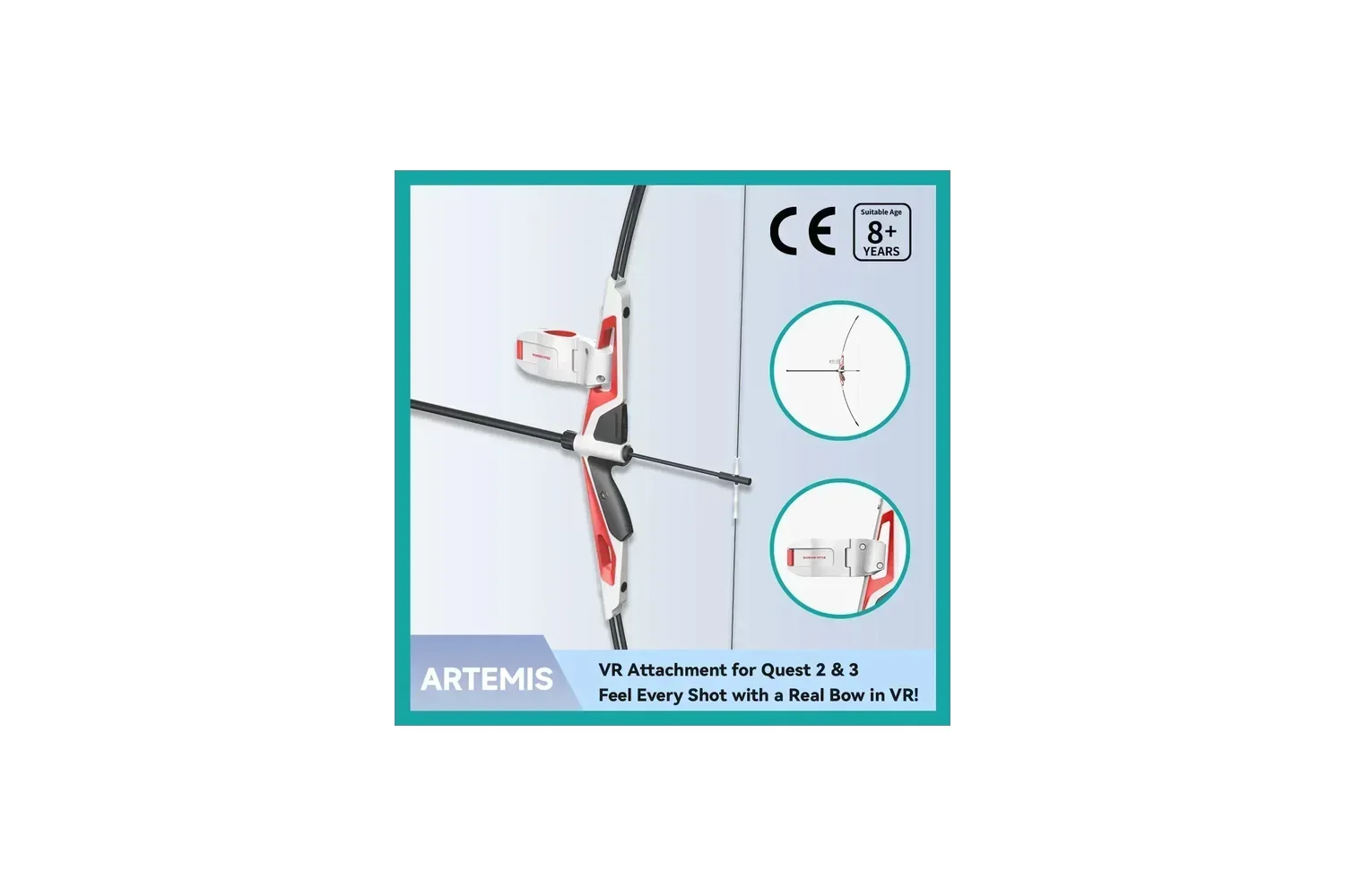 Artemis VR Game Bow – הקשת החכמה לחוויית ירי מושלמת במציאות מדומה (Artemis VR Game Bow)