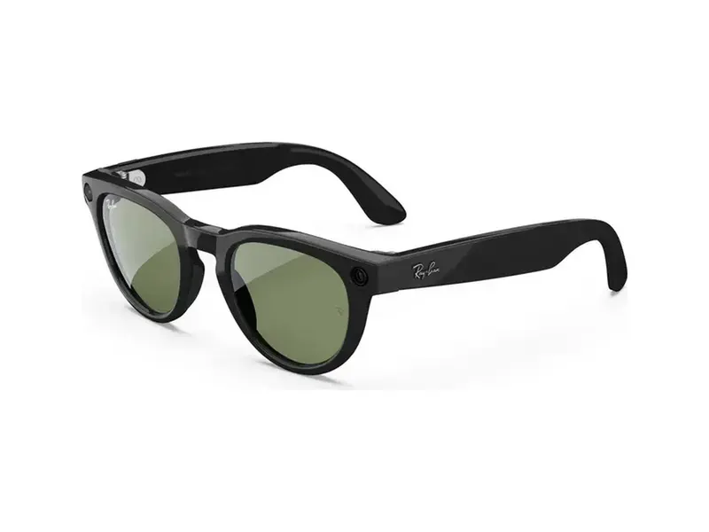משקפי AI Ray-Ban Meta Headliner Gen 2 — Shiny Black / Green (AI Ray-Ban Meta Headliner Gen 2 Shiny Black / Green)