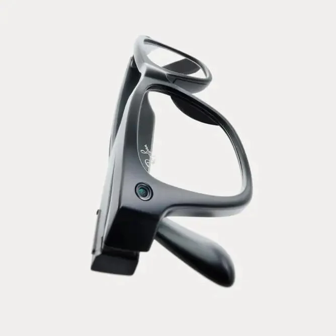 ריי-באן מטא Wayfarer (Gen 2) – Matte Black / Clear