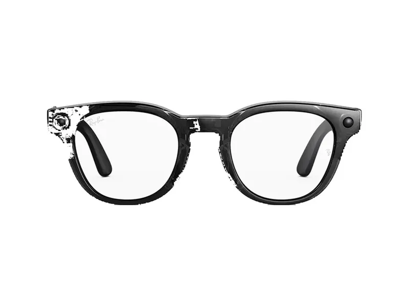 ריי-באן מטא Scriber Optics (Gen 2) – Shiny Transparent Black