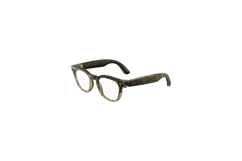 Ray-Ban Meta Scriber Optics (Gen 2) – Shiny Transparent Stone Beige (Ray-Ban Meta Scriber Optics Gen 2 Shiny Transparent Stone Beige)