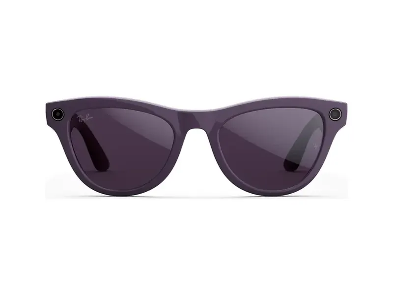 ריי-באן מטא Skyler (Gen 2) – Shiny Mystic Violet / Clear to Amethyst