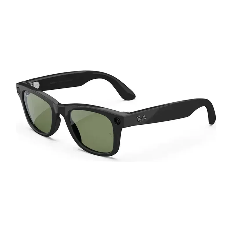 ריי-באן מטא Wayfarer (Gen 2) – Shiny Black / Green