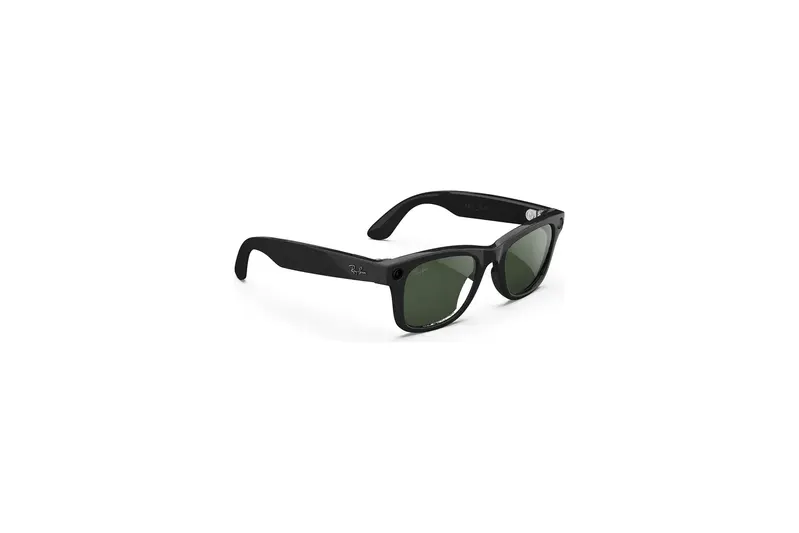 Ray-Ban Meta Wayfarer (Gen 2) – Shiny Black / Clear to Graphite Green Transitions® (Ray-Ban Meta Wayfarer Gen 2 Shiny Black / Clear to Graphite Green Transitions)