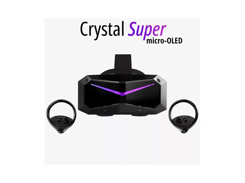 משקפי מציאות מדומה Pimax Crystal Super 8K Micro-OLED – 57 PPD (Pimax Crystal Super 8K Micro-OLED PPD)