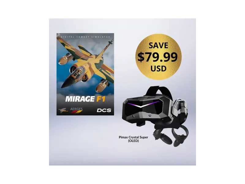 ערכת Crystal Super 8K Micro-OLED עם Mirage F1