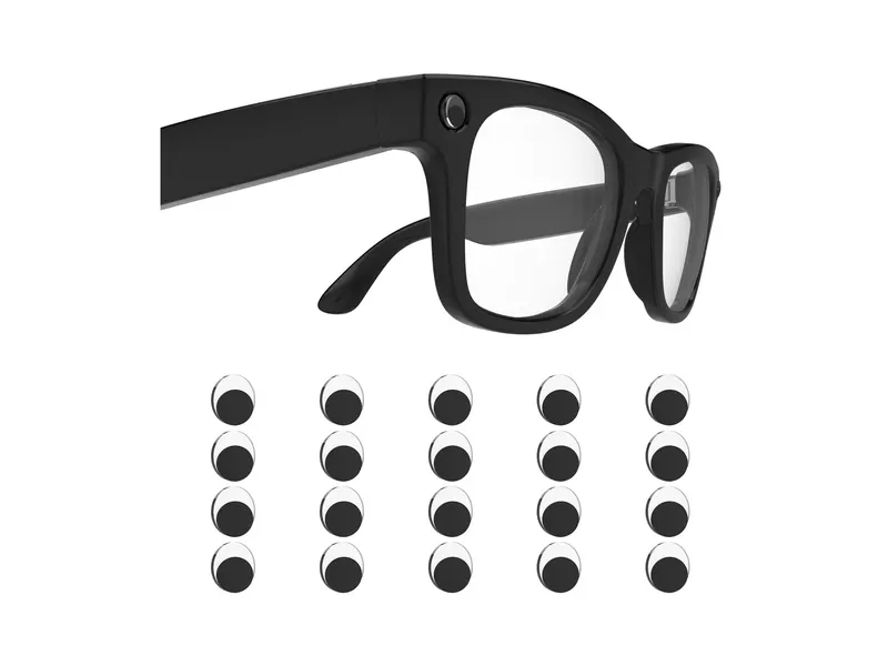מדבקת HiBloks אחת לחסימת אור ה-LED למשקפי Ray-Ban Meta ו-Oakley Meta: דיסקרטיות ונוחות במוצר אחד (HiBloks Ray-Ban Meta Oakley Meta)