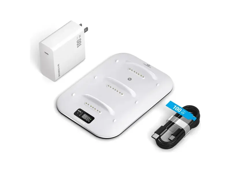 BOBOVR BD3 Charging Dock – תחנת טעינה מהירה לסוללות B100 למשקפי Meta Quest (BOBOVR BD3 Charging Dock B100 Meta Quest)
