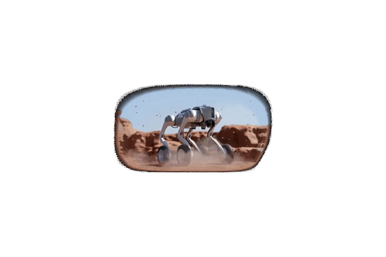 Unitree Go2-W – כלב רובוטי עם גלגלים לכל תוואי (Unitree Go2-W)