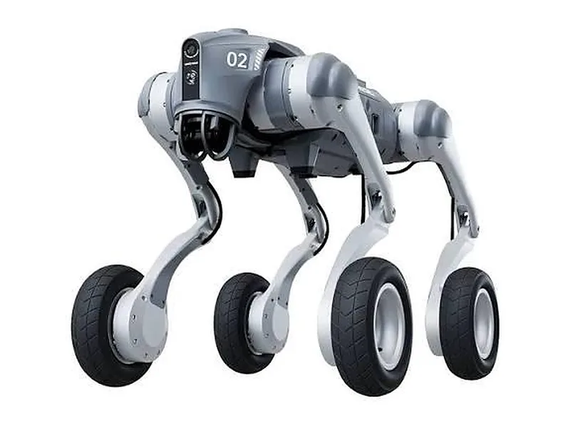 Unitree Go2-W – כלב רובוטי עם גלגלים לכל תוואי