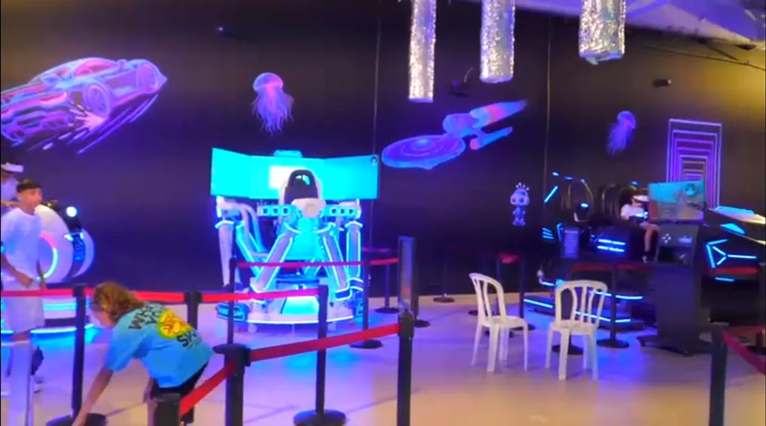 פארק VR בישראל. הדוגמה היא Space Run